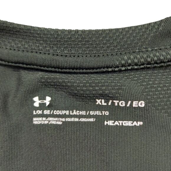 Under Armour Jersey Mens XL Green Camo Short Sleeve Breathable Loose HeatGear - Picture 8 of 11